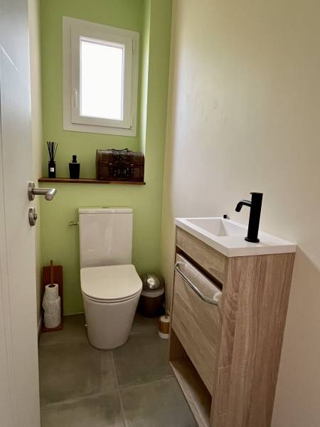 Installation de WC et lave-main dans une maison neuve à Gimont 32200