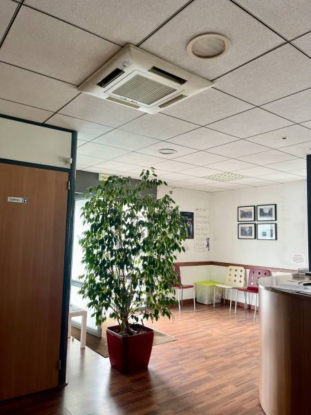 climatisation cassette salle d'accueil